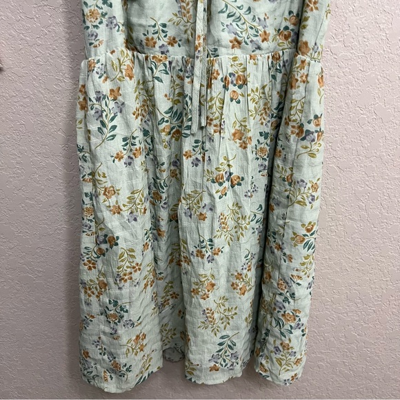 Lulu's sz L All Heart Floral Off the Shoulder Mini Dress - Picture 4 of 14